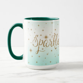 Taza Parques de oro Aqua Ombre