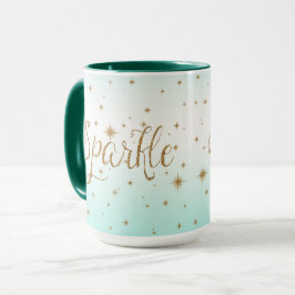 Taza Parques de oro Aqua Ombre