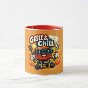 Taza Parrilla y Relajación & Barbacoa Divertida