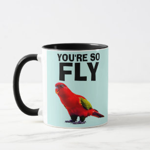 TAZA PARROT PUN FUNNY FRIENY COFFEE MUG