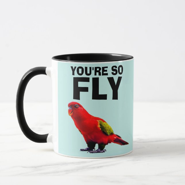 TAZA PARROT PUN FUNNY FRIENY COFFEE MUG (Izquierda)