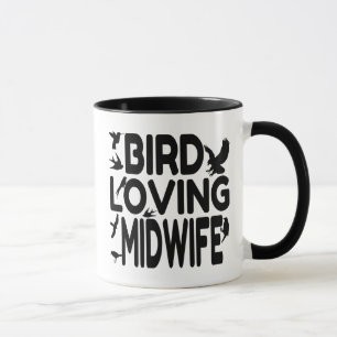 Taza Partera amante de los pájaros