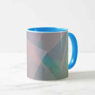 Taza Partículas voladoras abstractas   Formas geométric