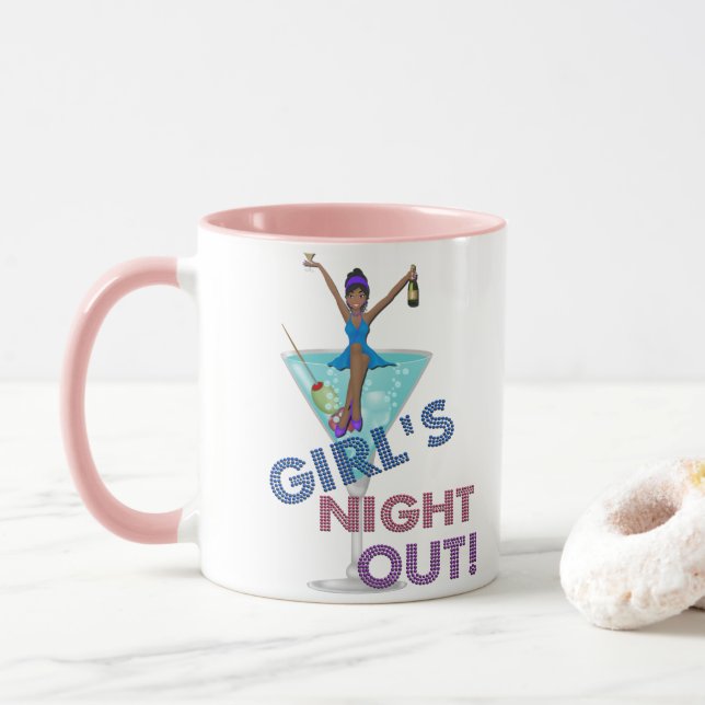 Taza Partido Africano Americano de la Bachillerato (Con donut)