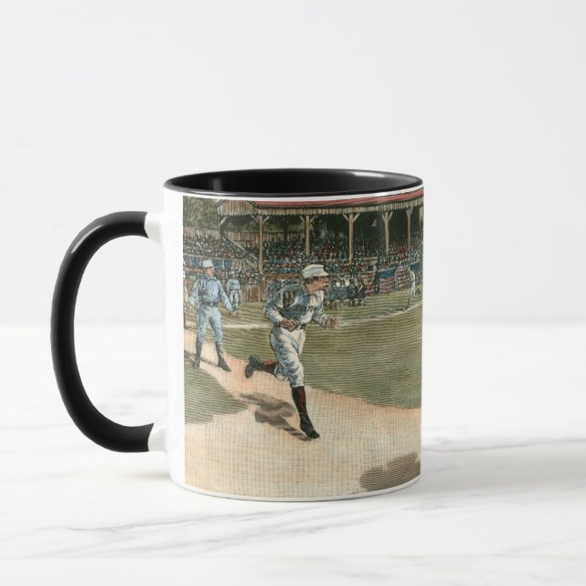 Taza Partido de Béisbol de la Liga Nacional 1886 (Izquierda)