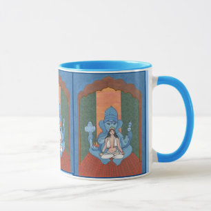 Taza Parvati y Ganesha