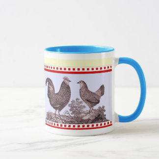 Taza pasada de moda clásica de la cocina de dos
