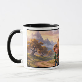 Taza Pasado Eco de Niño Caprichoso y Bisonte