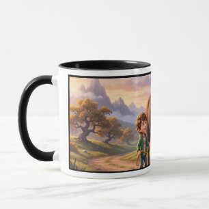 Taza Pasado Eco de Niño Caprichoso y Bisonte