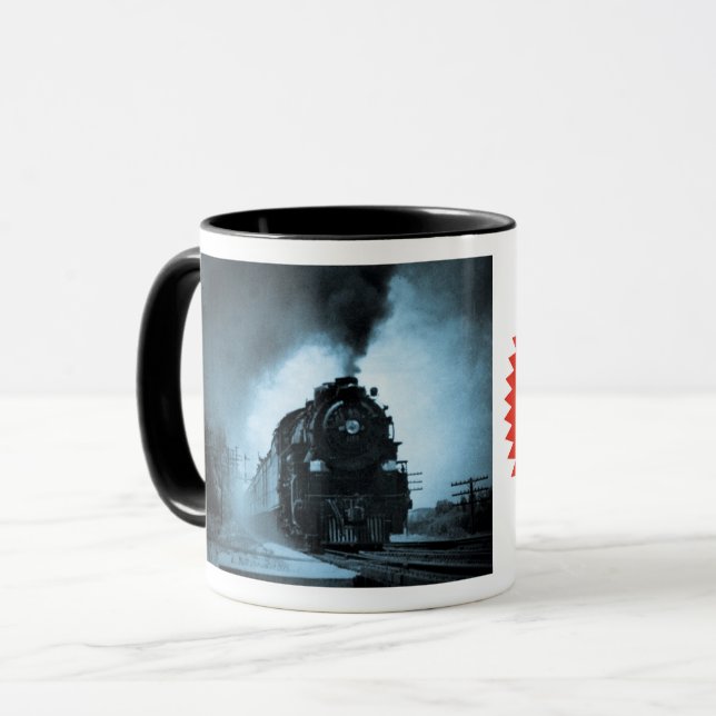 Taza Pasajero pacífico 5 ciánicos del vapor de Missouri (Anverso izquierdo)