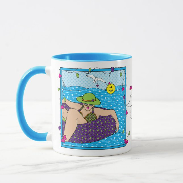 Taza Pasar Por La Ola_ (Izquierda)