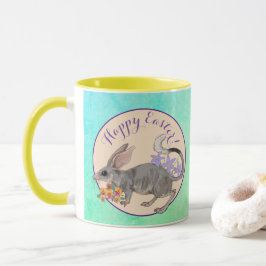 Taza Pascua Bilby y Flores Australianas Feliz Pascua