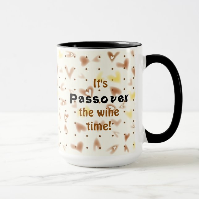 Taza Pascua El Café Vino Mug 15 oz (Derecha)
