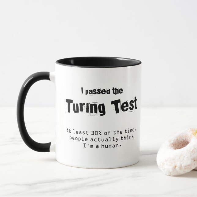 Taza Pasé la prueba de giro (Con donut)