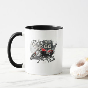 Taza Paseo en Motocicleta Vintage Ruta 66