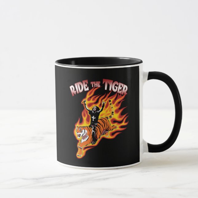 Taza Paseo Por El Ilustracion Fuerte Y Metalizado Del T (Derecha)