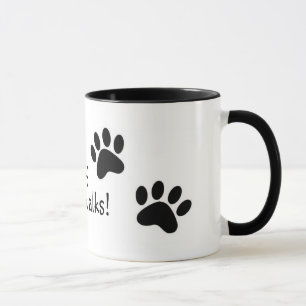 Taza ¡paseos del tejido!