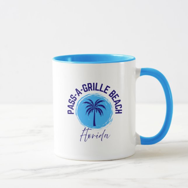 Taza Pass-A-Grille Beach Florida Coffee Mug (Derecha)