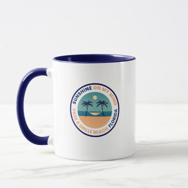Taza Pass-A-Grille Beach Florida Coffee Mug (Izquierda)