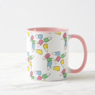 Taza Pastel Candy Corn Easter Fiesta Springtime