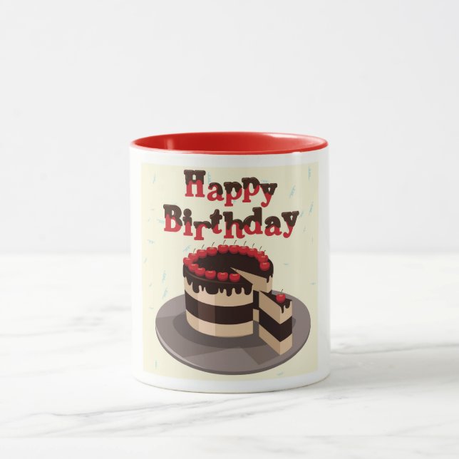Taza Pastel de cumpleaños (Centro)