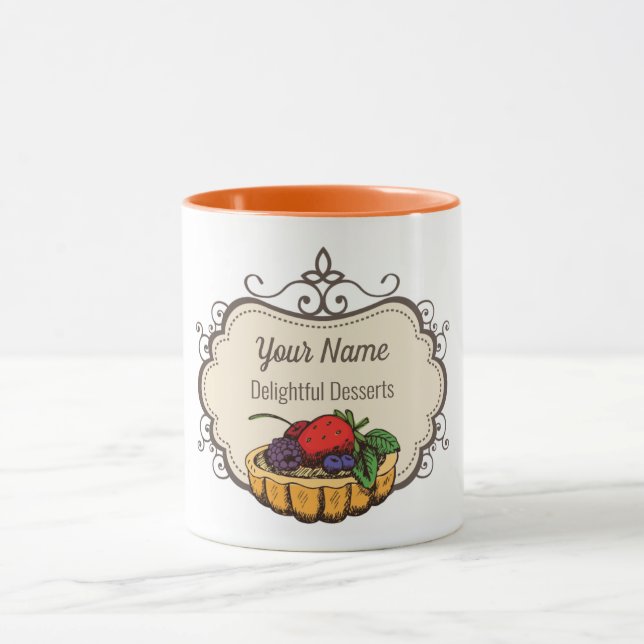 Taza Pastel de panadería de personalizable (Centro)