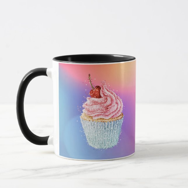 Taza Pastel dulce y Purpurina (Izquierda)