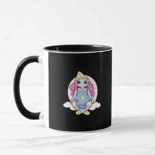 Taza Pastel Gótico Whimsigoth Clown Ragdoll