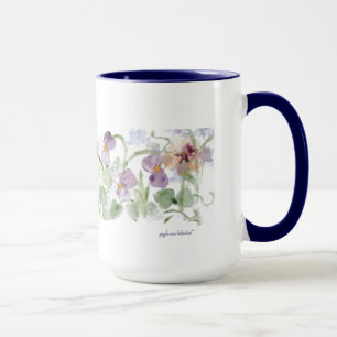 Taza Pastel Pansies - Mug
