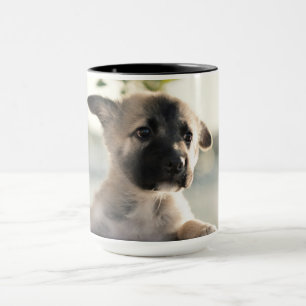 Taza Pastor alemán con borde