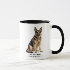 Taza Pastor Alemán de Operaciones