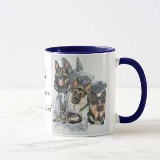 Taza Pastor alemán fantasma