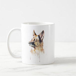 Taza Pastor Alemán, Taza de café para Mamá de Perr