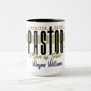 Taza Pastor cristiano inspirador/Personalizado