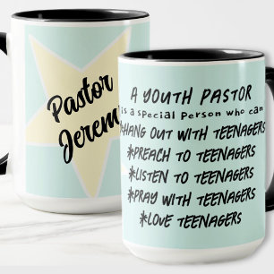 Taza Pastor Juvenil Especial Porque Lista de Adolescent