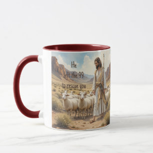 Taza Pastor y oveja motivadora cristiana