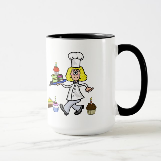 Taza Pastoral Femenina Nombre Mug (Derecha)
