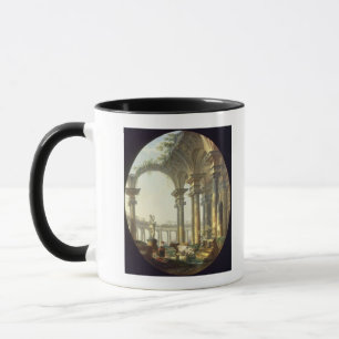 Taza Pastores con los animales en un paisaje clásico