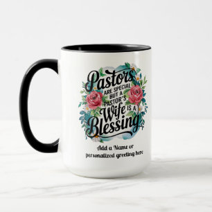 Taza ✝️ Pastores Mujer Apreciación Regalo Bendición Per