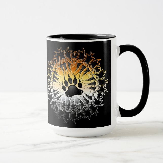 Taza Pata tribal del orgullo del oso (Derecha)