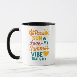 Taza Patas, Sol y Amor – Vibraciones de Verano para Ama