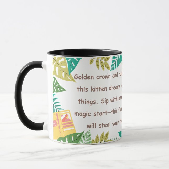 Taza Patas Tropicales y Corona (Izquierda)