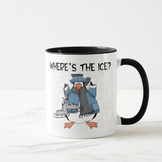Taza Patinaje de hielo del pingüino (Derecha)