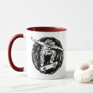 Taza Patinaje De Patinaje De Plana Duración