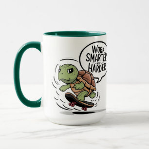 Taza patineta de crucero para tortugas