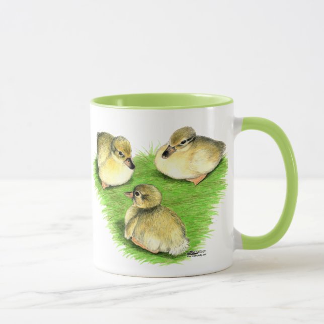 Taza Patitos de Ánade Real nevados (Derecha)