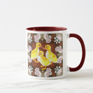 Taza Patitos y Rosas