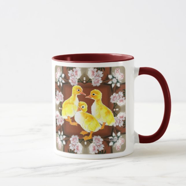 Taza Patitos y Rosas (Derecha)