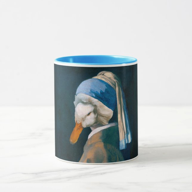 Taza Pato con peluca de Perla (Centro)