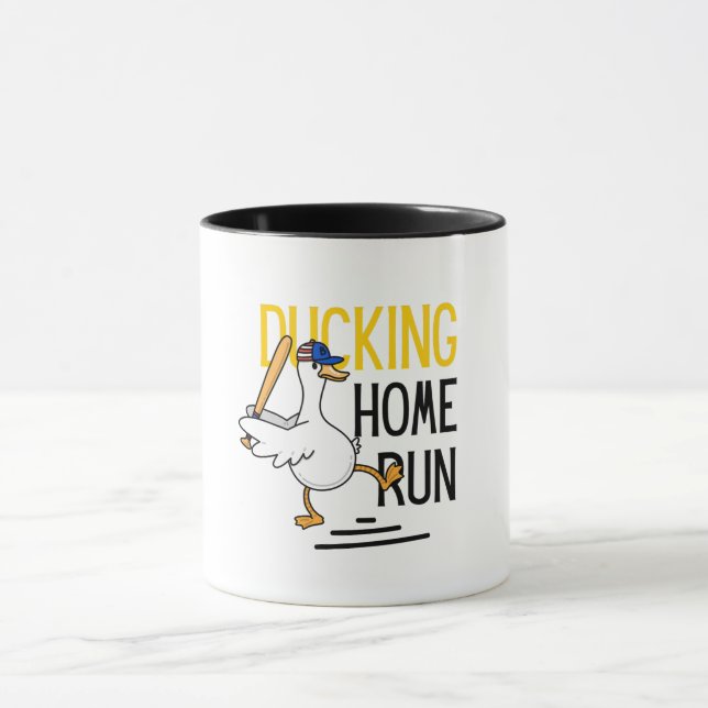 Taza Pato Divertido de Béisbol  (Centro)